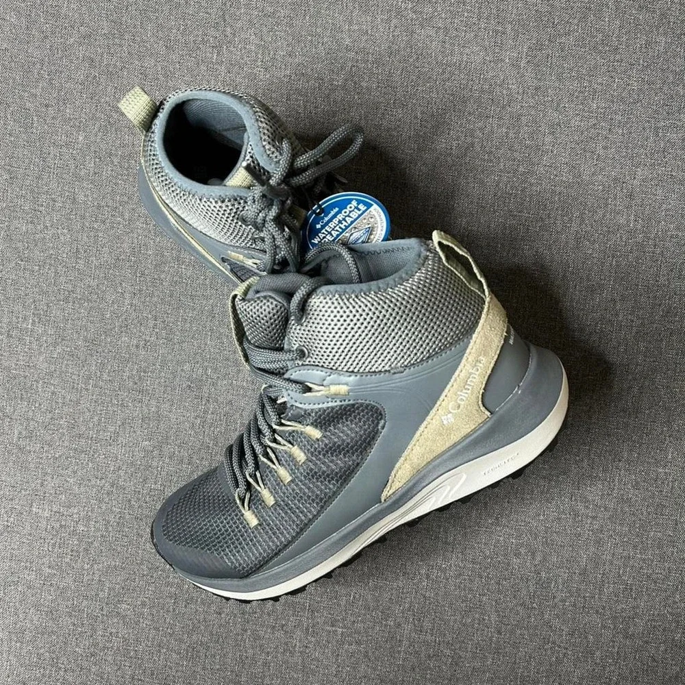Columbia Waterproof Hiking Boots Grey Trail Shoes
